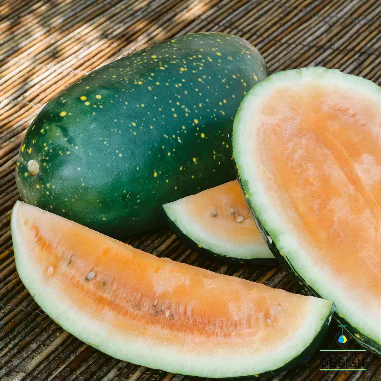 Watermelon - Moon & Stars Yellow – SeedsbyDesign.com