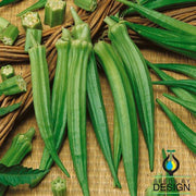 Perkins Long Pod Okra Seeds - Non-GMO